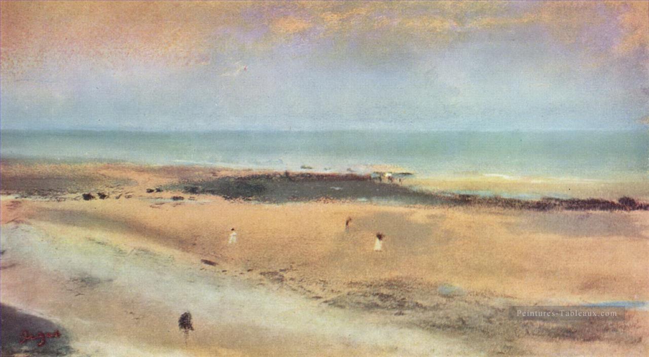 plage à Ebbe 1870 Edgar Degas Peintures à l'huile